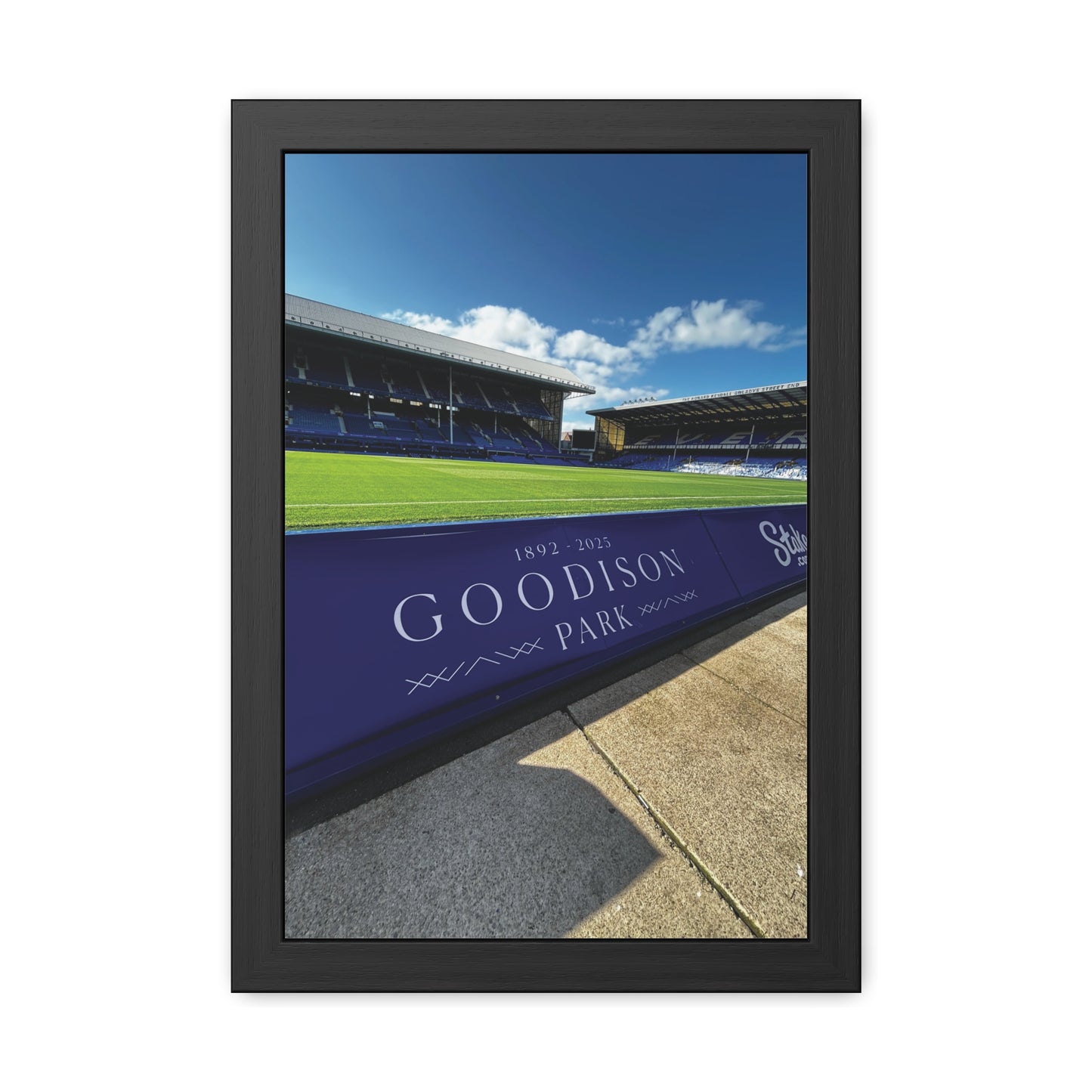 Goodison Park Legacy Framed Poster