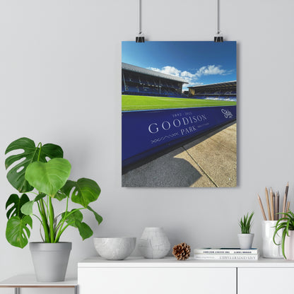 Goodison Park Legacy Paper Poster - Home Decor for Football Fans