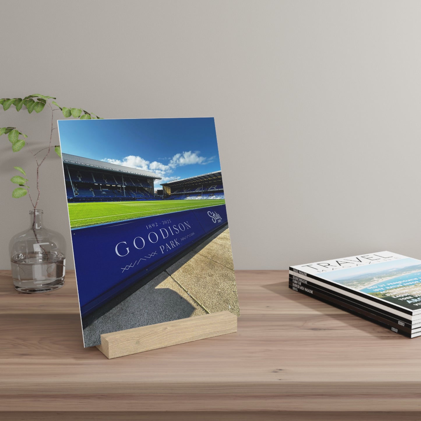 Goodison Park Legacy - Gallery Board Display with Stand