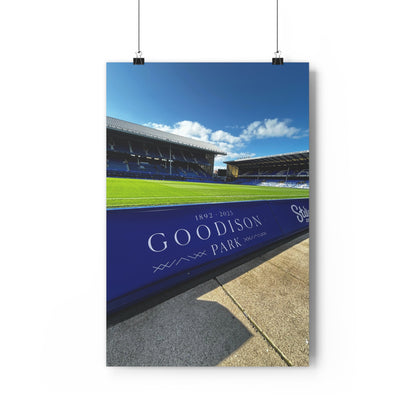 Goodison Park Legacy Paper Poster - Home Decor for Football Fans