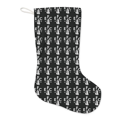 Black Santa Stocking with EFC Design