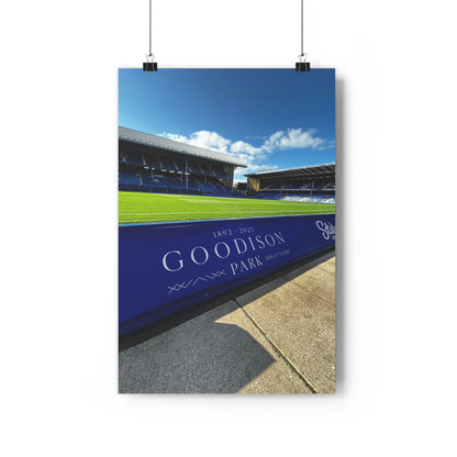 Goodison Park Legacy Paper Poster - Home Decor for Football Fans