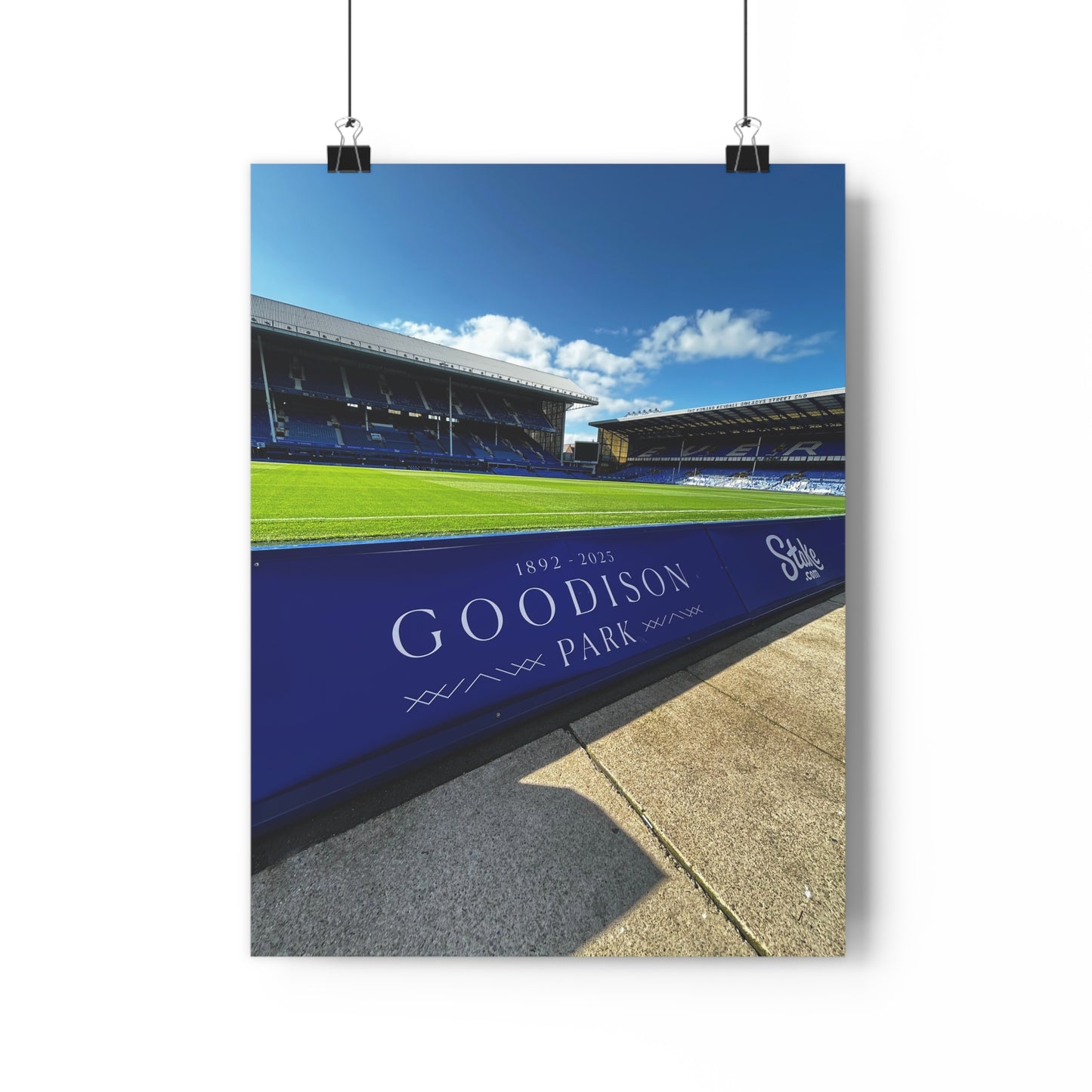 Goodison Park Legacy Paper Poster - Home Decor for Football Fans