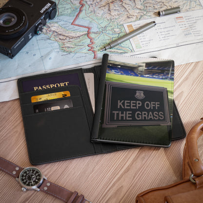 Keep Off The Grass Passport Cover - Stylish Travel Accessory for Sports Fans