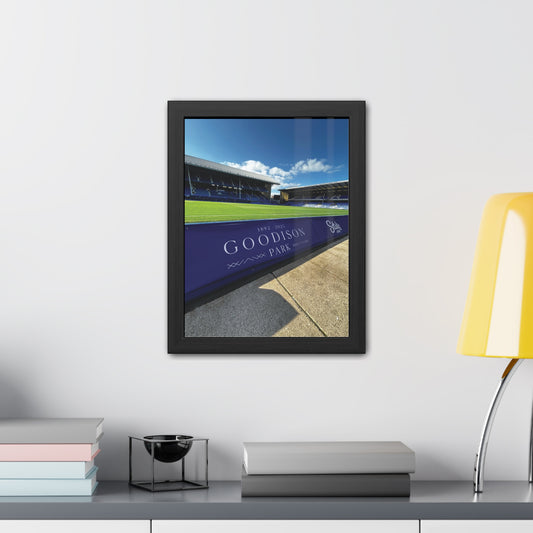 Goodison Park Legacy Framed Poster