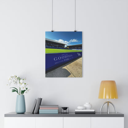 Goodison Park Legacy Paper Poster - Home Decor for Football Fans