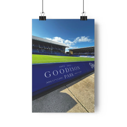 Goodison Park Legacy Paper Poster - Home Decor for Football Fans