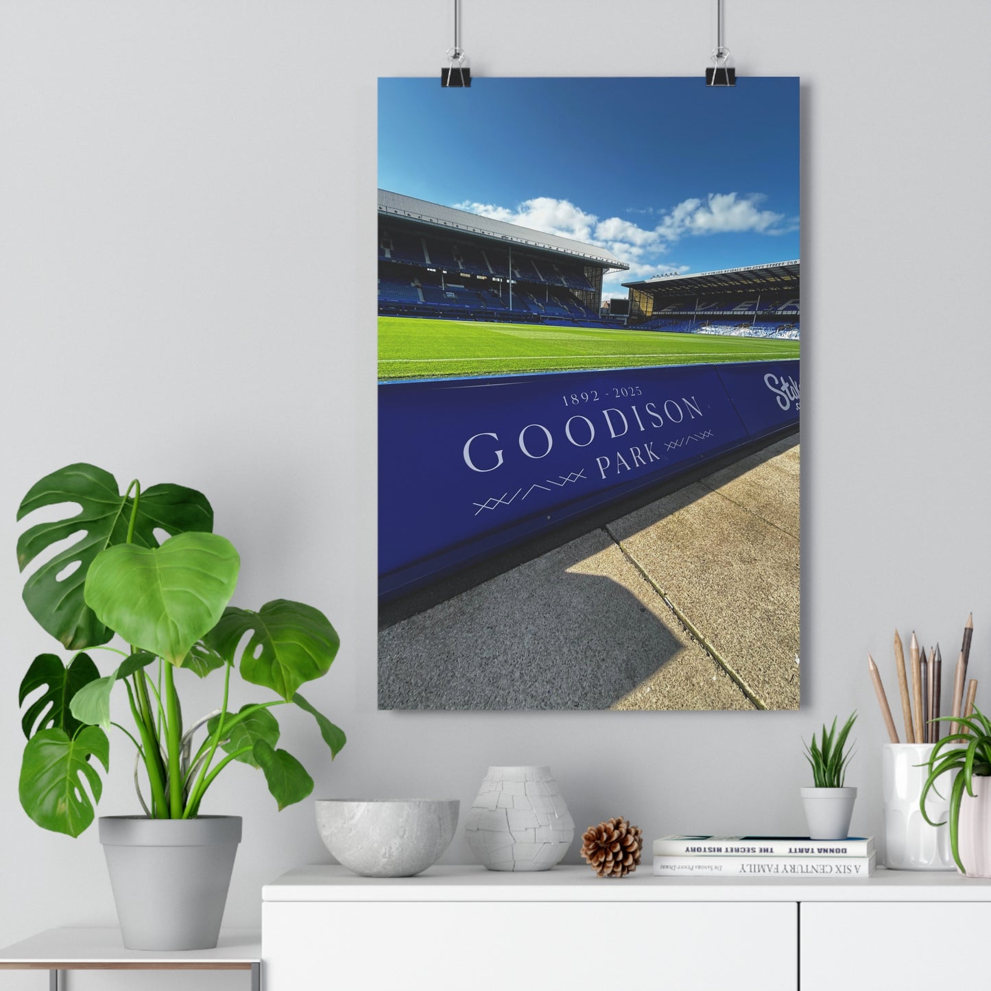 Goodison Park Legacy Paper Poster - Home Decor for Football Fans