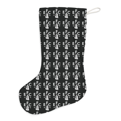 Black Santa Stocking with EFC Design