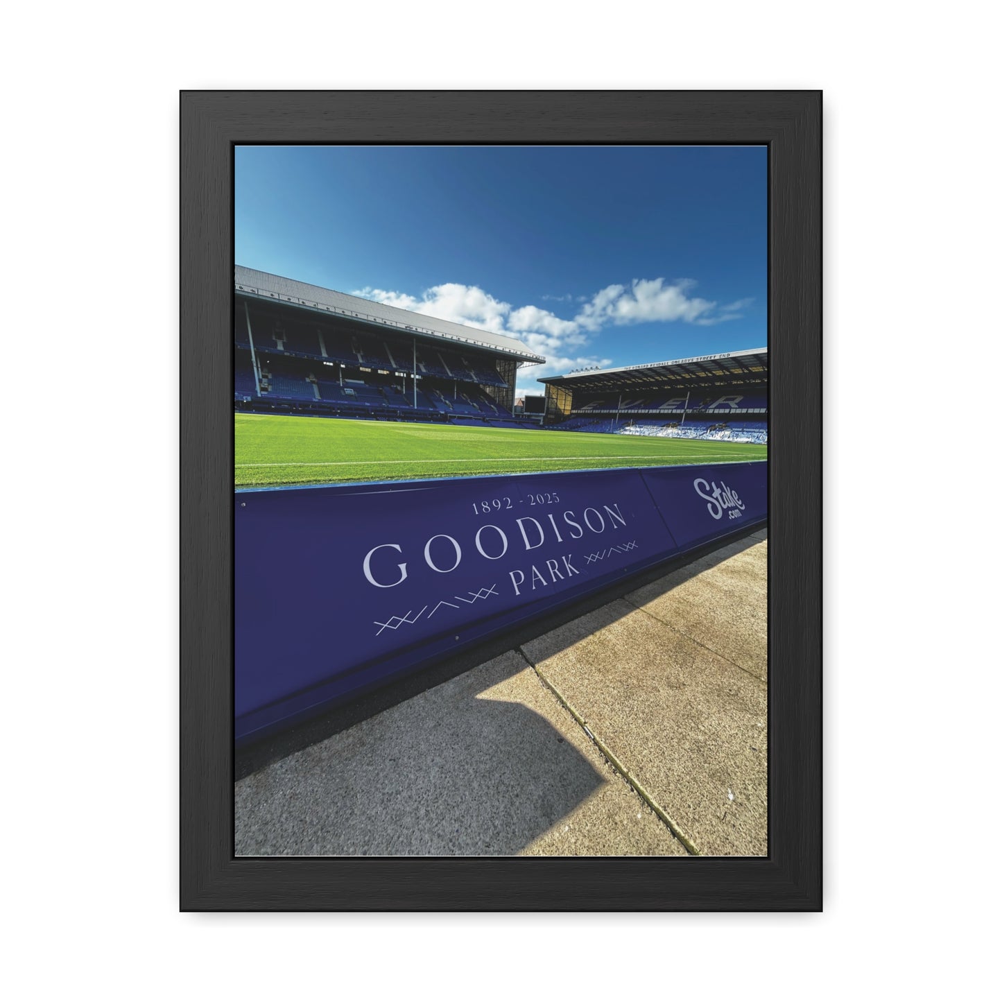 Goodison Park Legacy Framed Poster