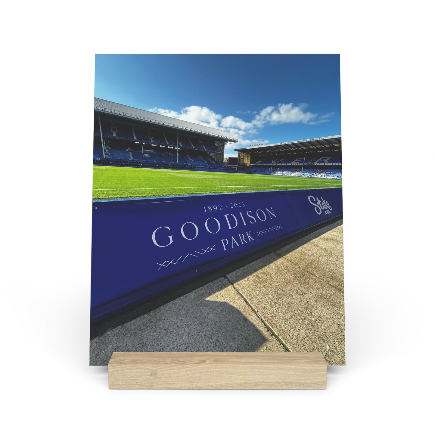 Goodison Park Legacy - Gallery Board Display with Stand