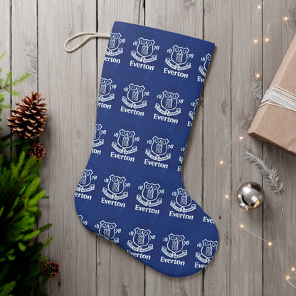 Everton-Themed Santa Stocking | Festive Football Holiday Decor