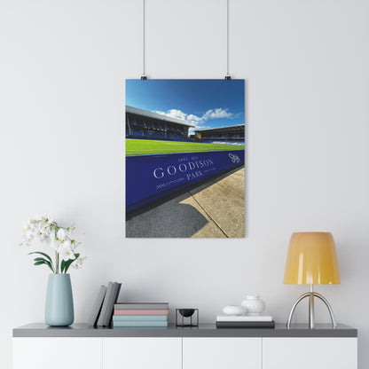 Goodison Park Legacy Paper Poster - Home Decor for Football Fans