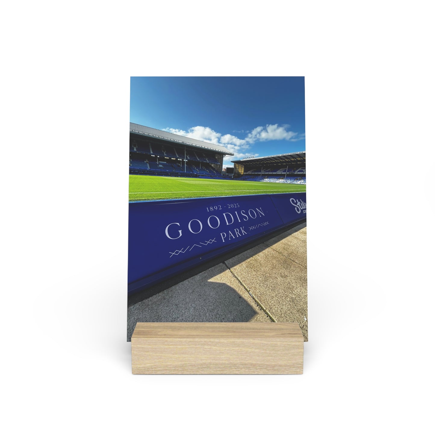 Goodison Park Legacy - Gallery Board Display with Stand