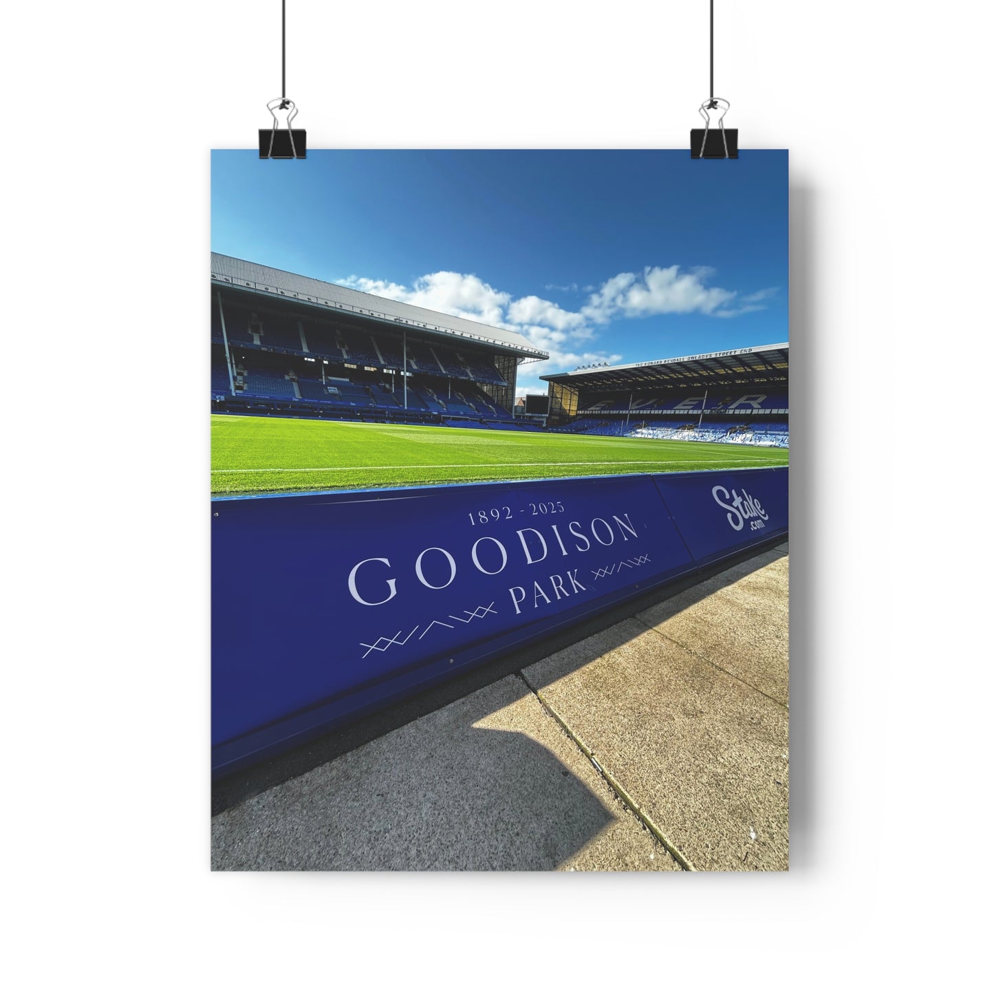 Goodison Park Legacy Paper Poster - Home Decor for Football Fans