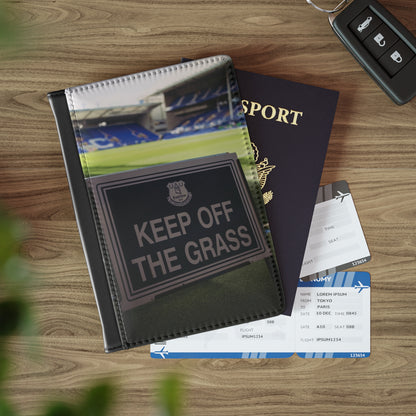 Keep Off The Grass Passport Cover - Stylish Travel Accessory for Sports Fans